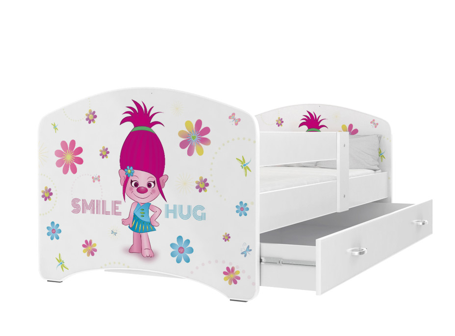 Detská posteľ LUCY so zásuvkou - 180x80 cm - SMILE HUG