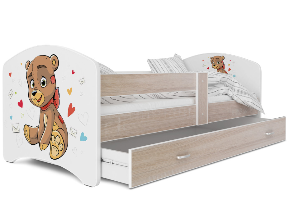 Detská posteľ LUCY so zásuvkou - 140x80 cm - MACKO