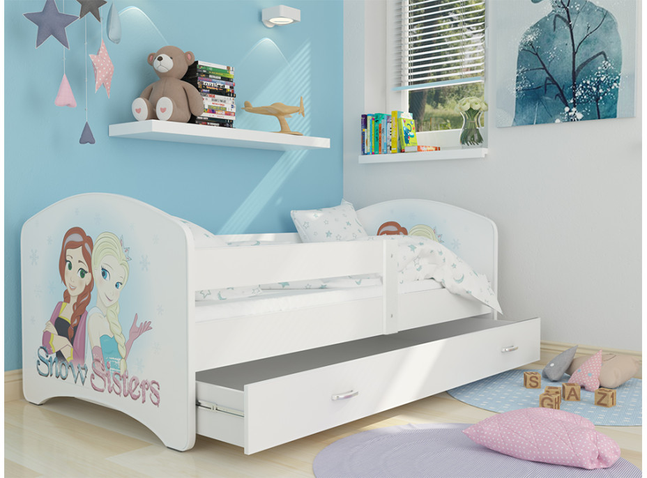 Detská posteľ LUCY so zásuvkou - 140x80 cm - FROZEN