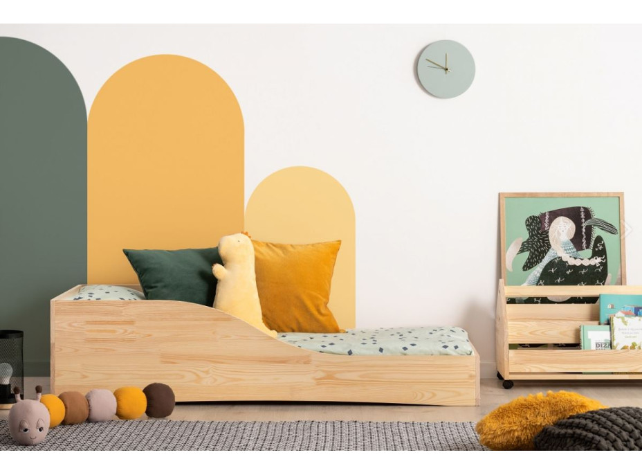 Detská dizajnová posteľ z masívu PEPE 3 - 160x80 cm