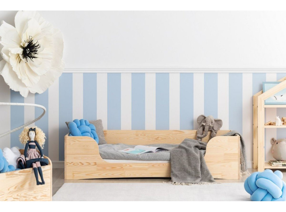 Detská dizajnová posteľ z masívu PEPE 4 - 170x90 cm
