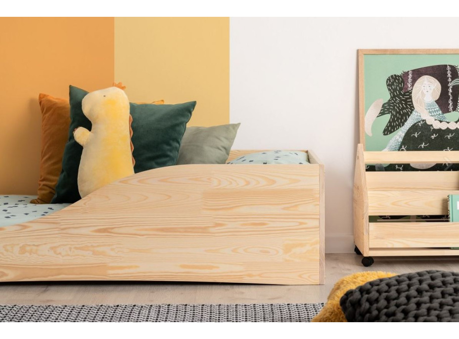 Detská dizajnová posteľ z masívu PEPE 3 - 180x90 cm