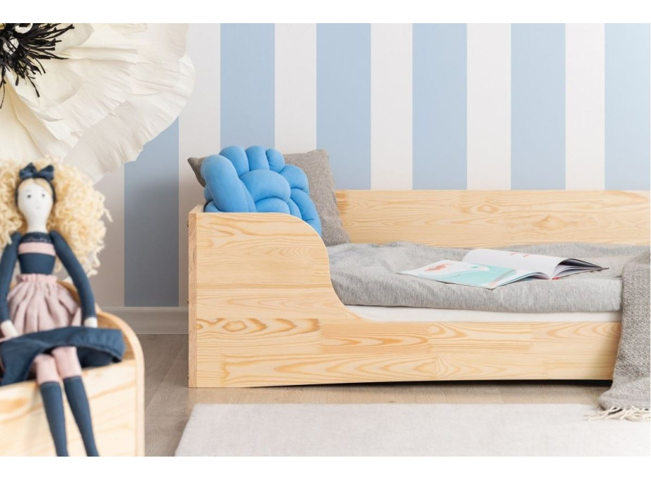 Detská dizajnová posteľ z masívu PEPE 4 - 170x80 cm