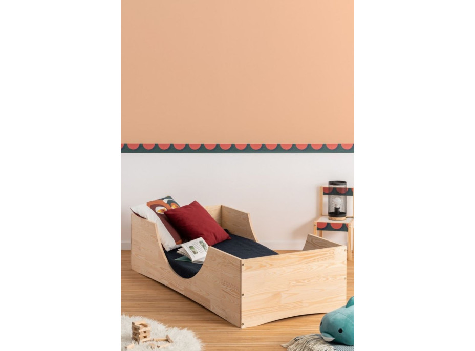 Detská dizajnová posteľ z masívu PEPE 2 - 170x100 cm