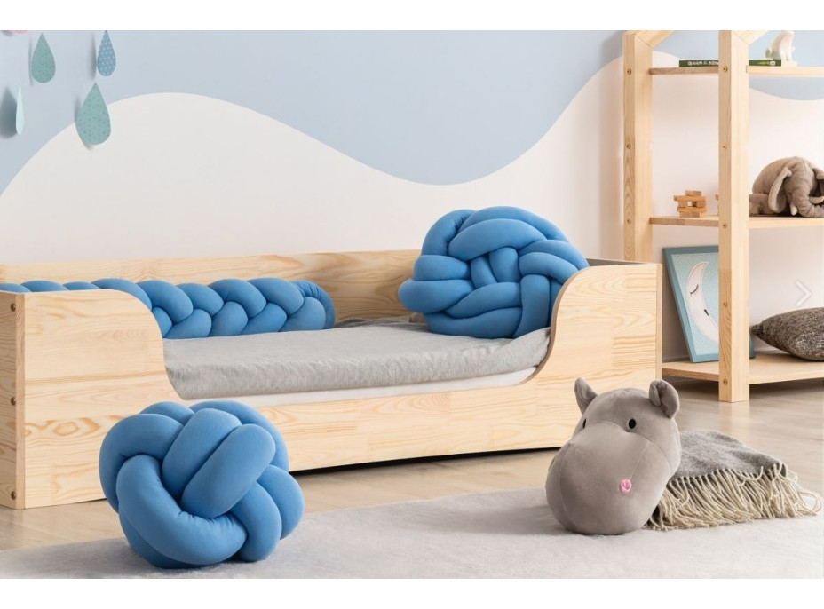 Detská dizajnová posteľ z masívu PEPE 4 - 160x70 cm