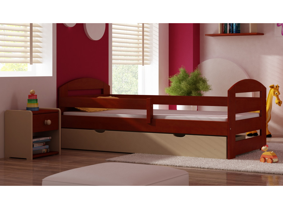 Detská posteľ z masívu MAKI PLUS - 160x70 cm