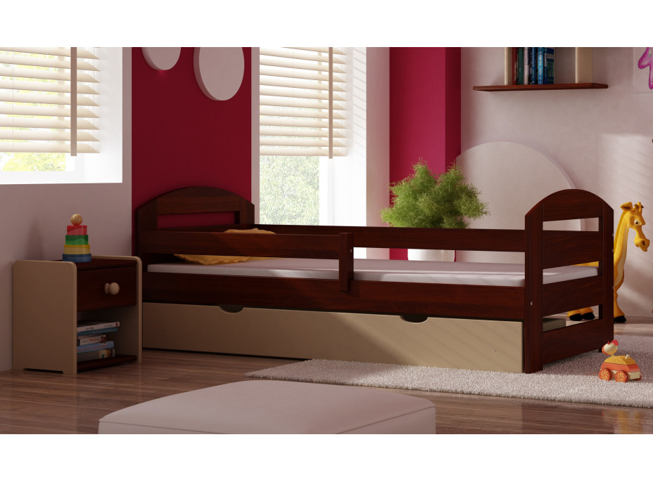 Detská posteľ z masívu MAKI PLUS - 160x80 cm