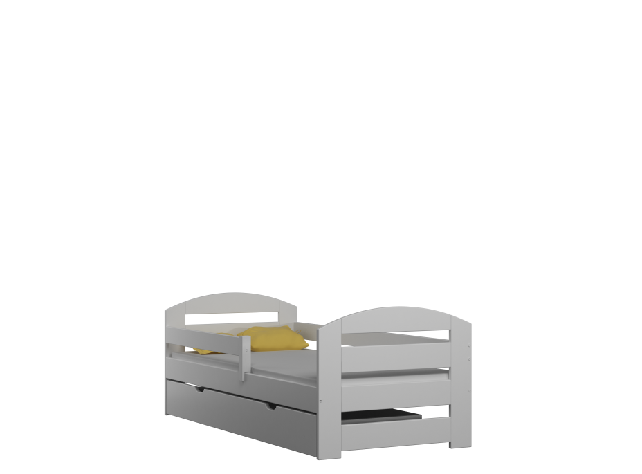 Detská posteľ z masívu MAKI PLUS - 160x80 cm