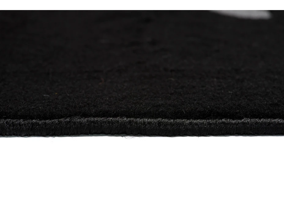 Detský koberec NOX zvieratká - čierny