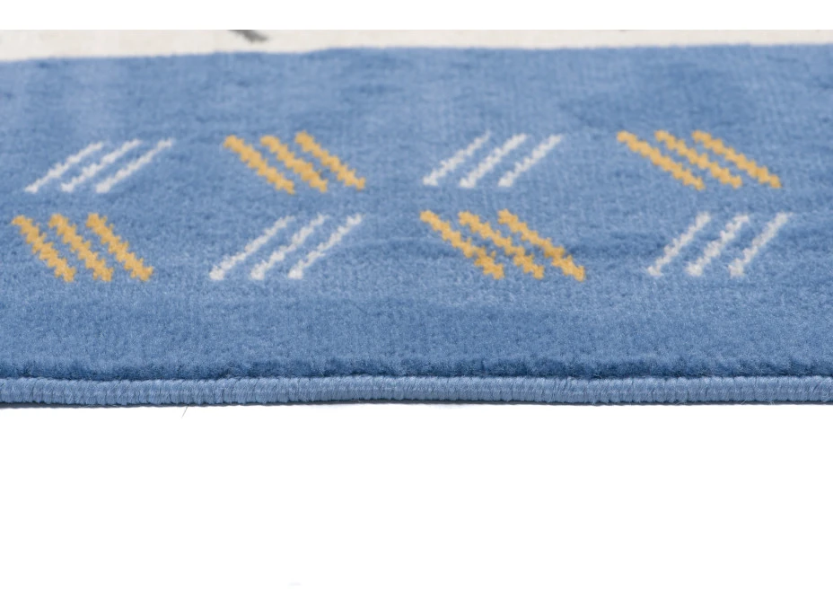 Detský koberec NOX zvieratká - modrý