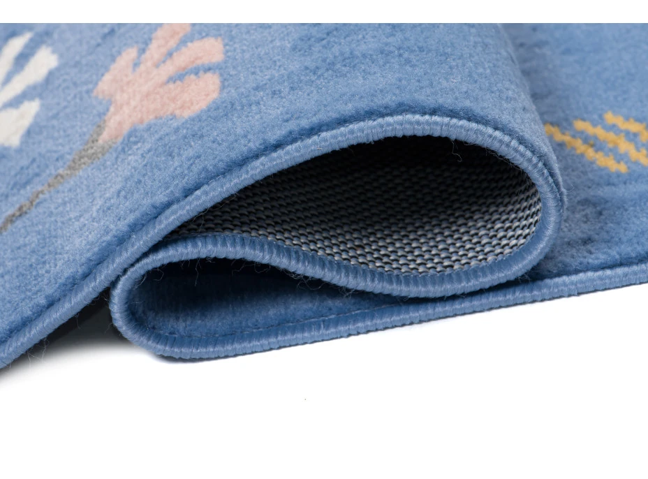 Detský koberec NOX zvieratká - modrý