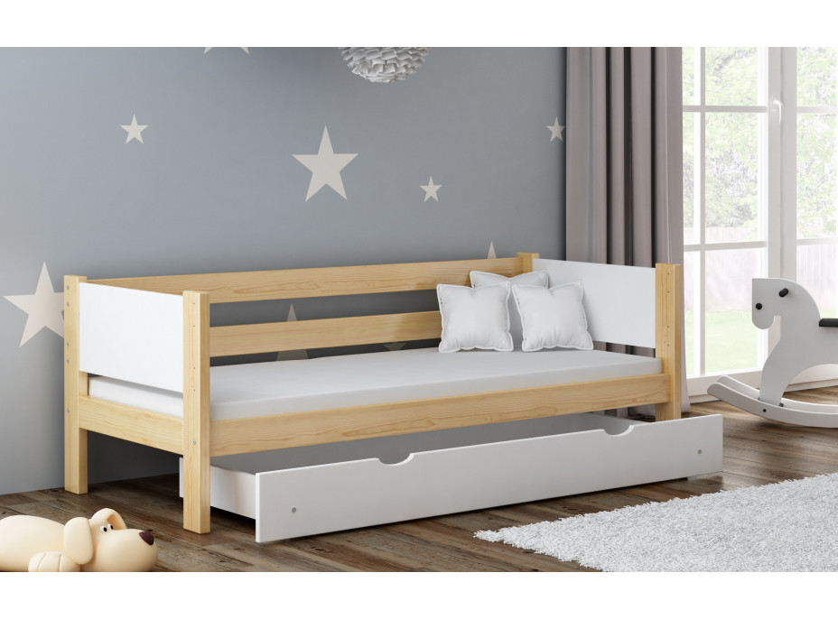 Detská posteľ z masívu VIKI - 180x80 cm
