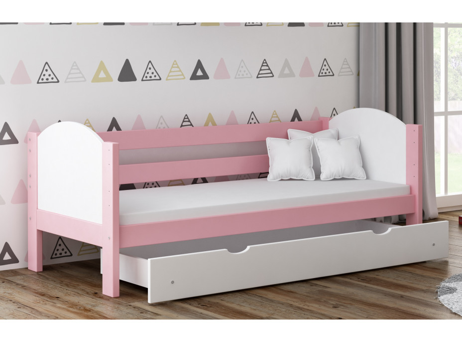 Detská posteľ z masívu VIKI (2) - 160x80 cm