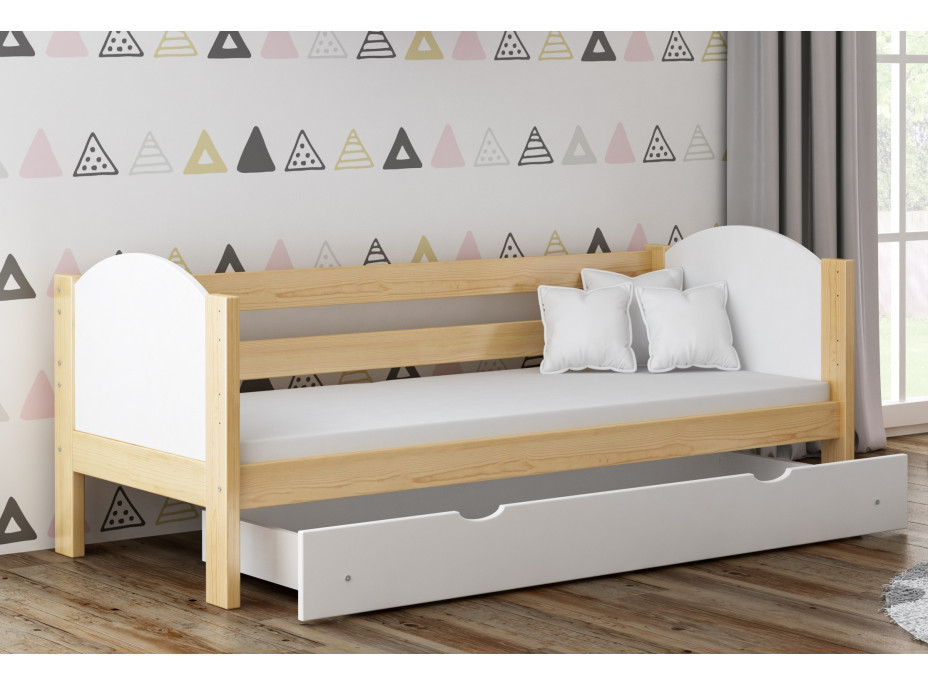 Detská posteľ z masívu VIKI (2) - 180x80 cm