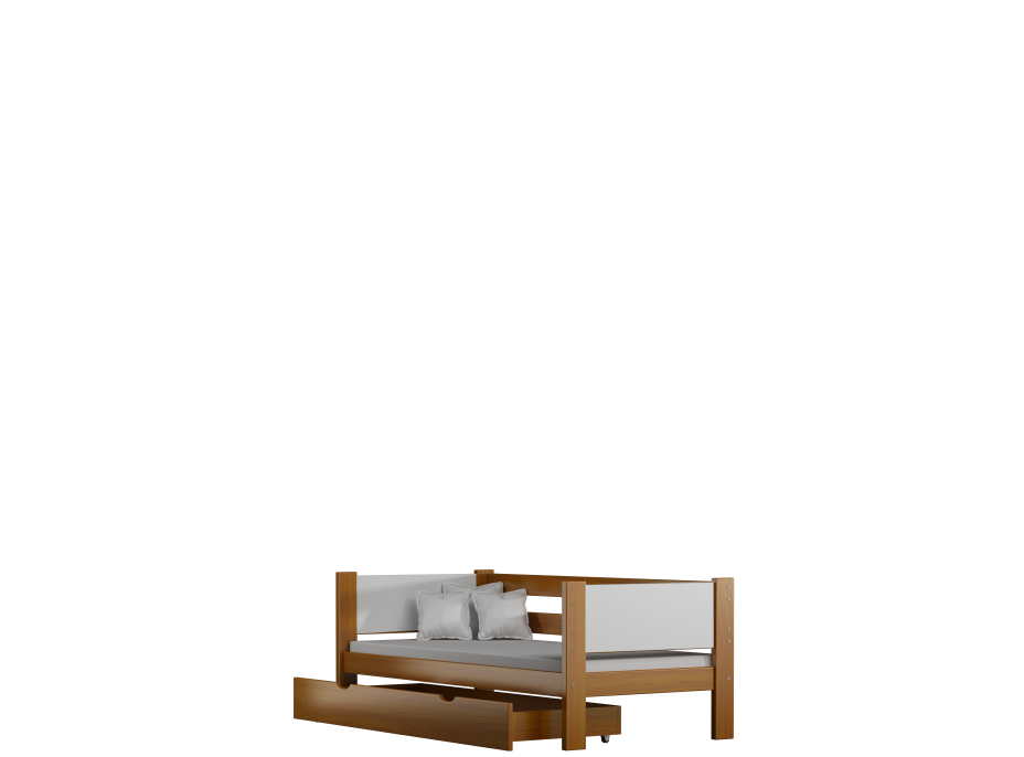 Detská posteľ z masívu VIKI - 160x80 cm