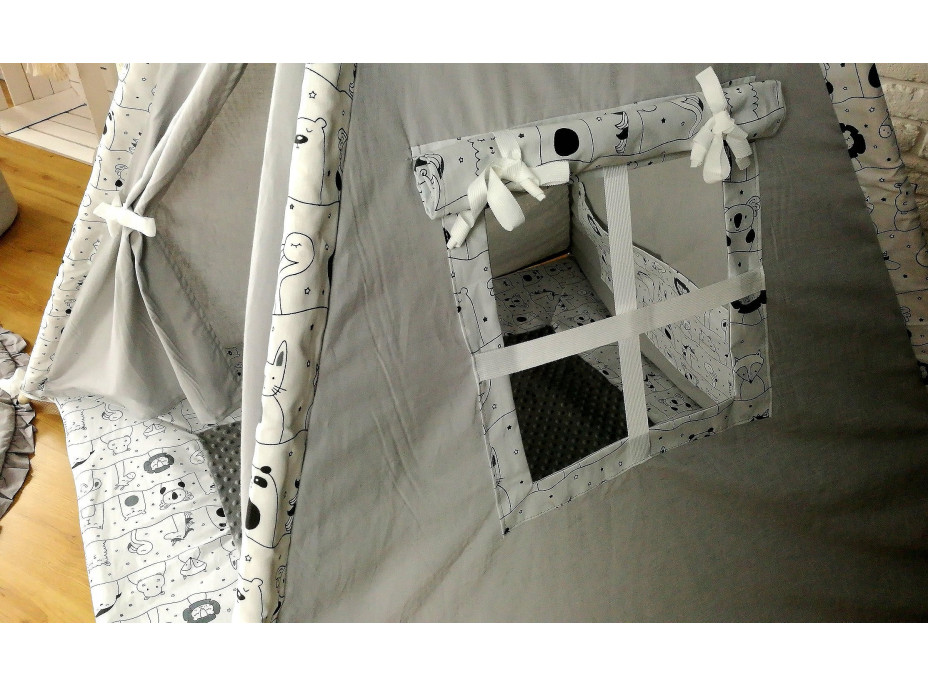 Detský stan TEEPEE (TÍPÍ) LUXURY s doplnkami - MADAGASKAR
