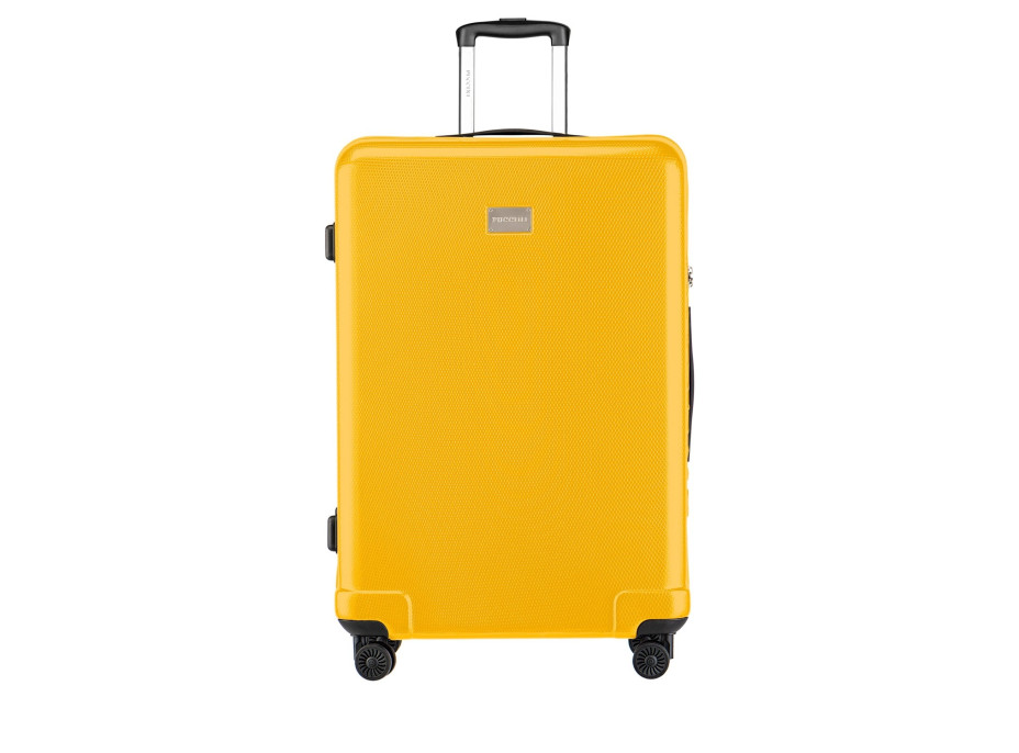 Moderné cestovné kufre PANAMA - žlté - TSA zámok