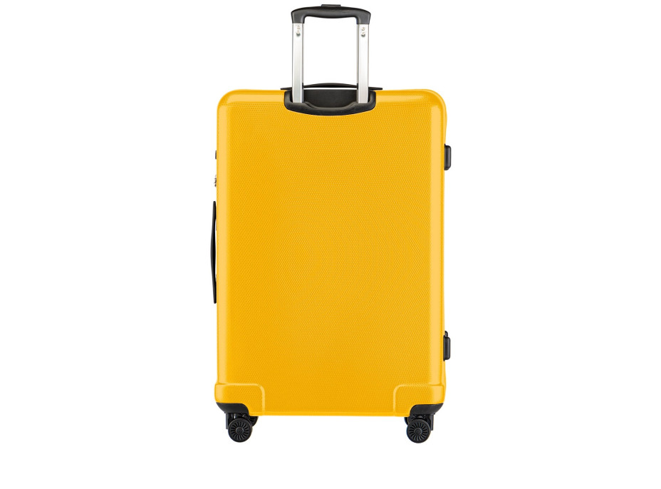 Moderné cestovné kufre PANAMA - žlté - TSA zámok