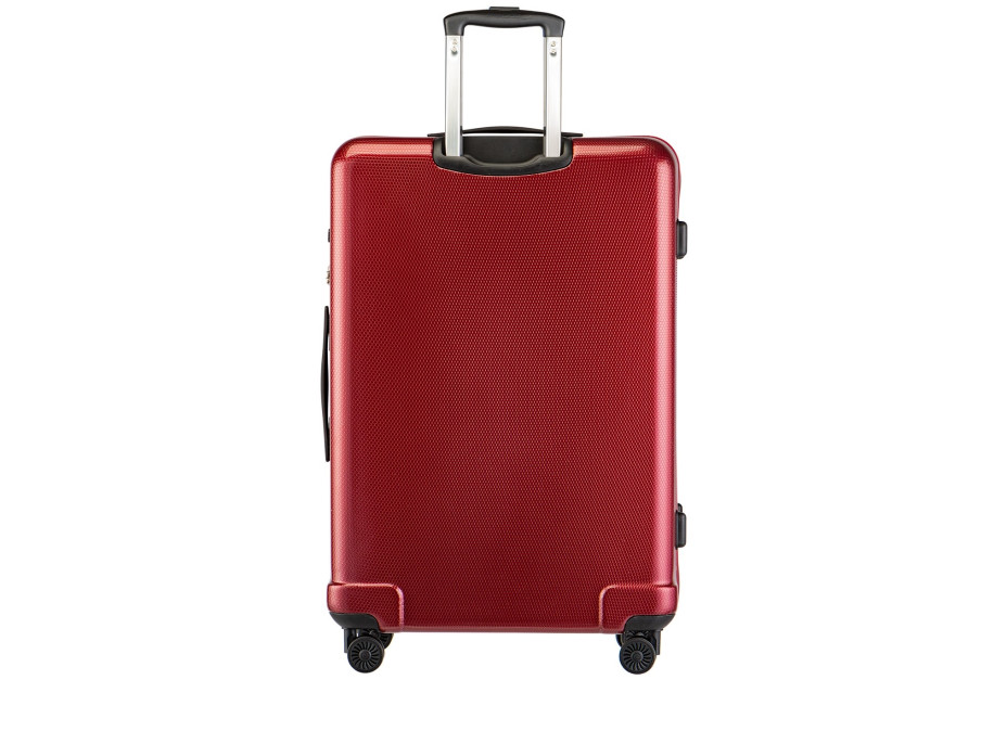 Moderné cestovné kufre PANAMA - červené - TSA zámok