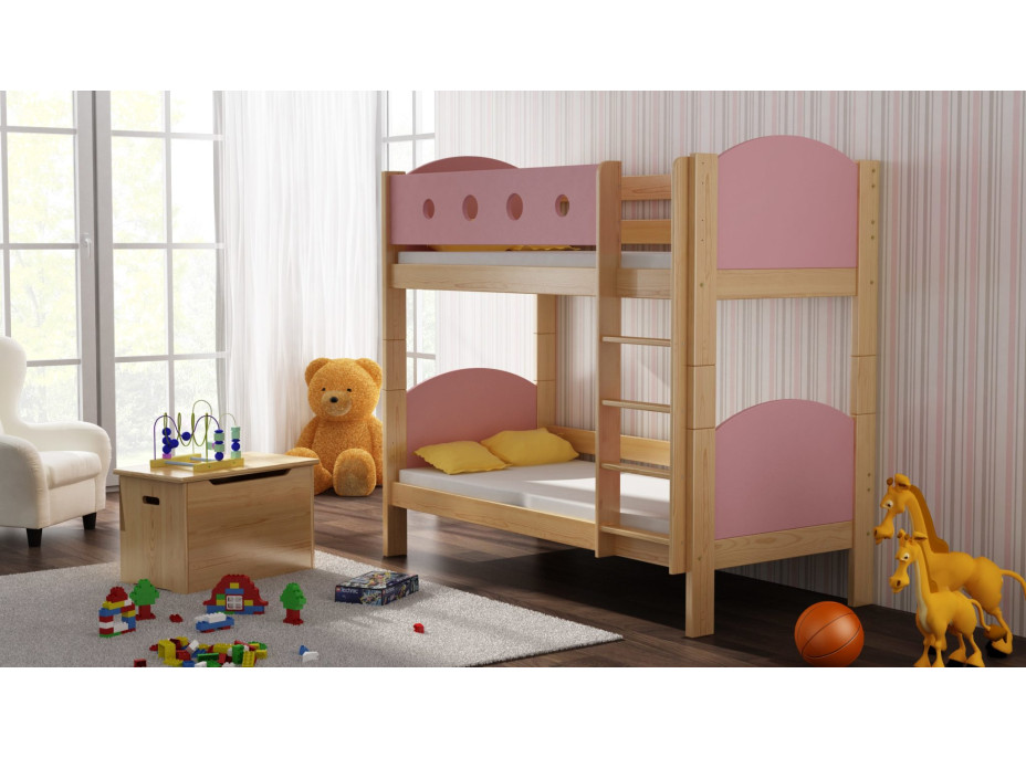 Detská poschodová posteľ TANY - 180x80 cm - 10 farieb