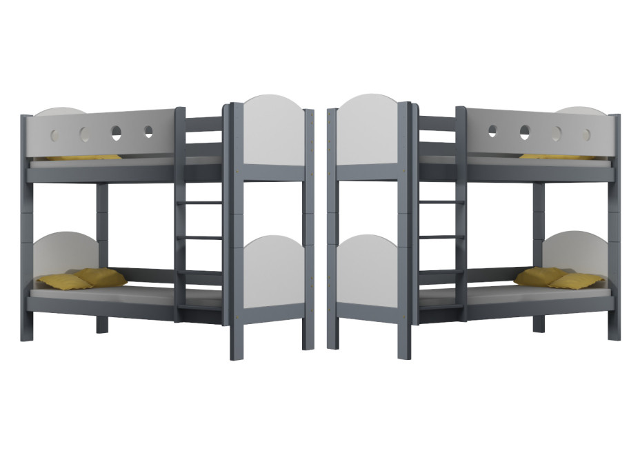 Dětská patrová postel TANY - 160x80 cm - 10 barev