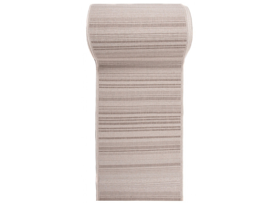 Sisalový PP behúň STRIPE - béžovo/taupe