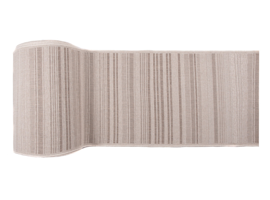 Sisalový PP behúň STRIPE - béžovo/taupe