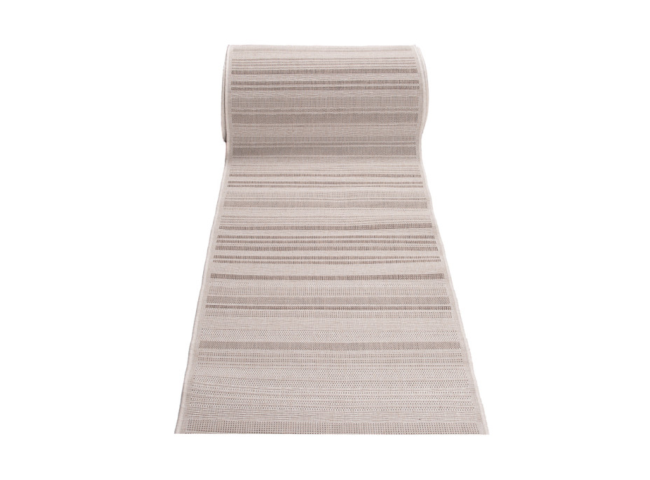 Sisalový PP behúň STRIPE - béžovo/taupe