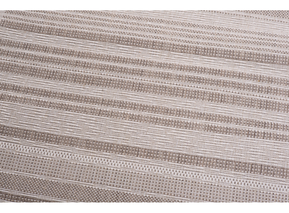 Sisalový PP behúň STRIPE - béžovo/taupe