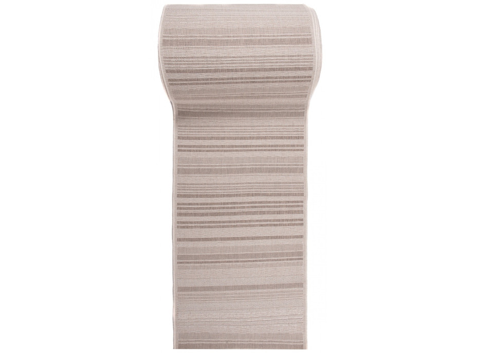 Sisalový PP behúň STRIPE - béžovo/taupe