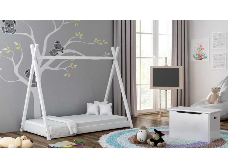 Detská posteľ teepee SAM - 160x80 cm - 10 farieb