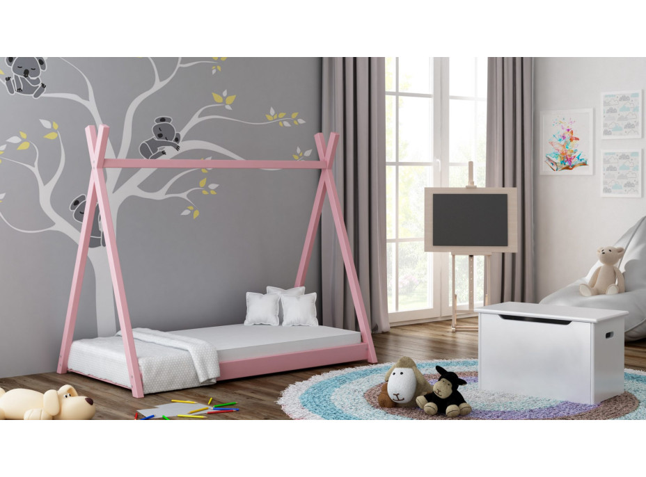 Detská posteľ teepee SAM - 160x80 cm - 10 farieb