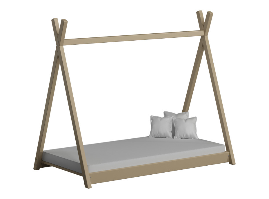 Detská posteľ teepee SAM - 160x80 cm - 10 farieb