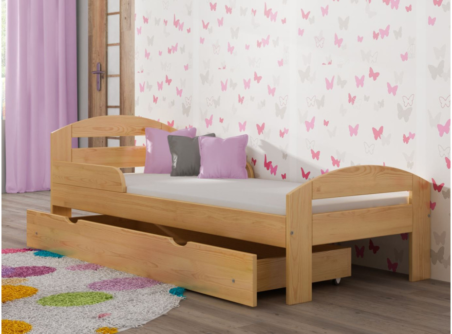 Detská posteľ z masívu MIKO - 180x80 cm
