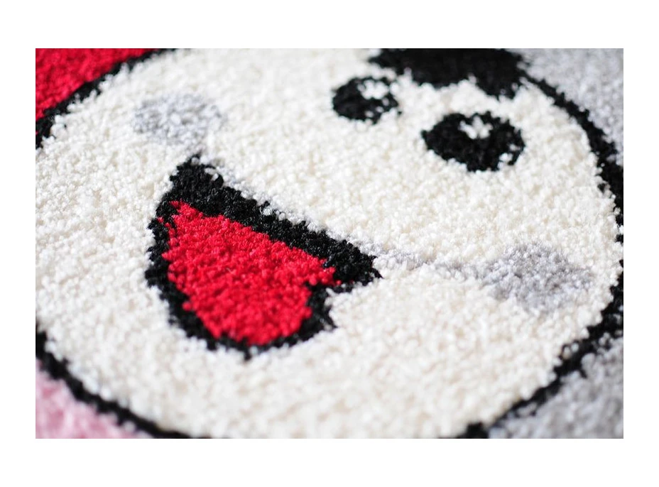 Detský koberec Motýlí - sivý