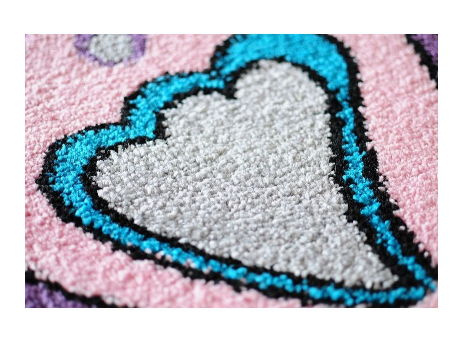 Detský koberec Motýlí - sivý