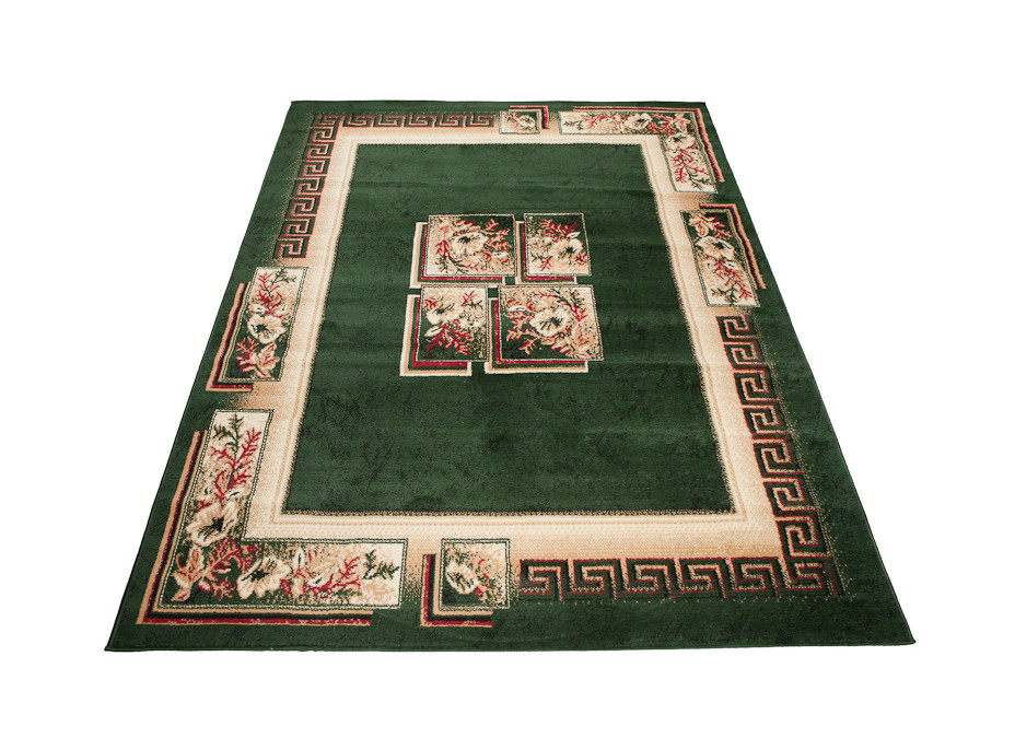 Kusový koberec ATLAS quatro - béžový/zelený