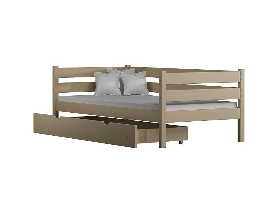 Detská posteľ z masívu KARAS 2 - 160x80 cm