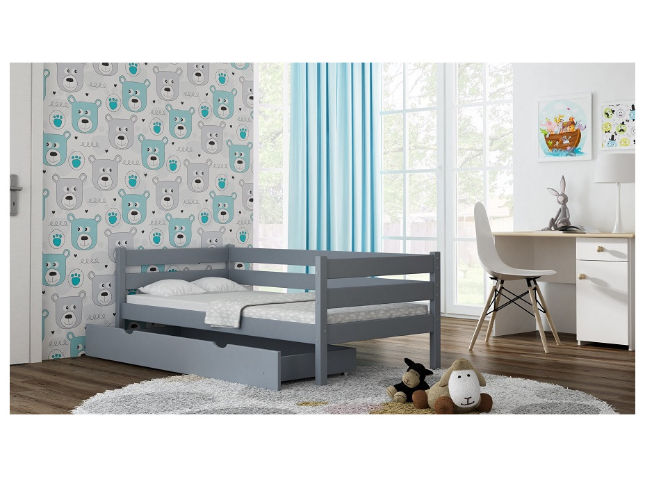 Detská posteľ z masívu KARAS 2 - 180x90 cm