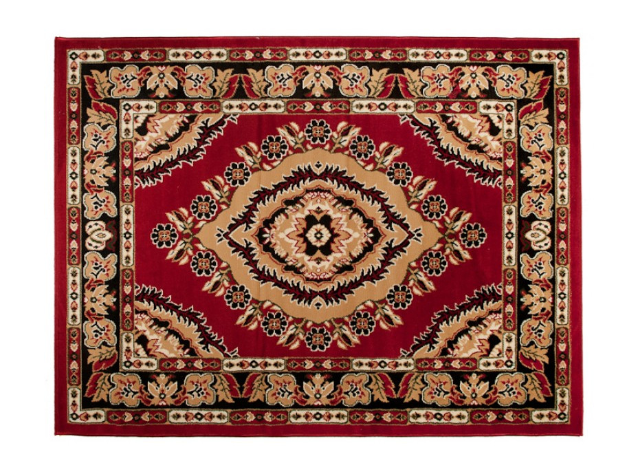 Kusový koberec ATLAS classic - béžový / červený