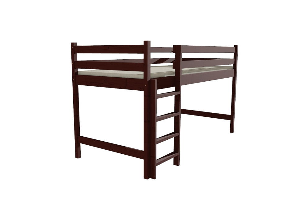 Vyvýšená detská posteľ z MASÍVU 200x80cm - ZP002