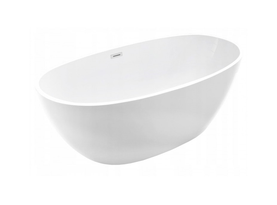 Voľne stojaca akrylátová vaňa MEXEN ERIS 170x85 cm - biela, 53441708500