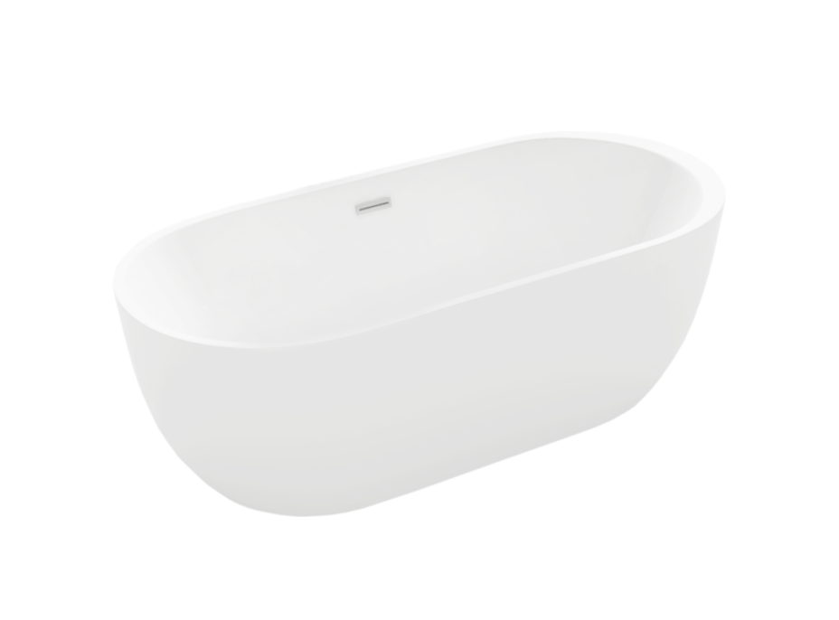 Voľne stojaca akrylátová vaňa MEXEN LIVIA 150x75 cm - biela, 52591507500
