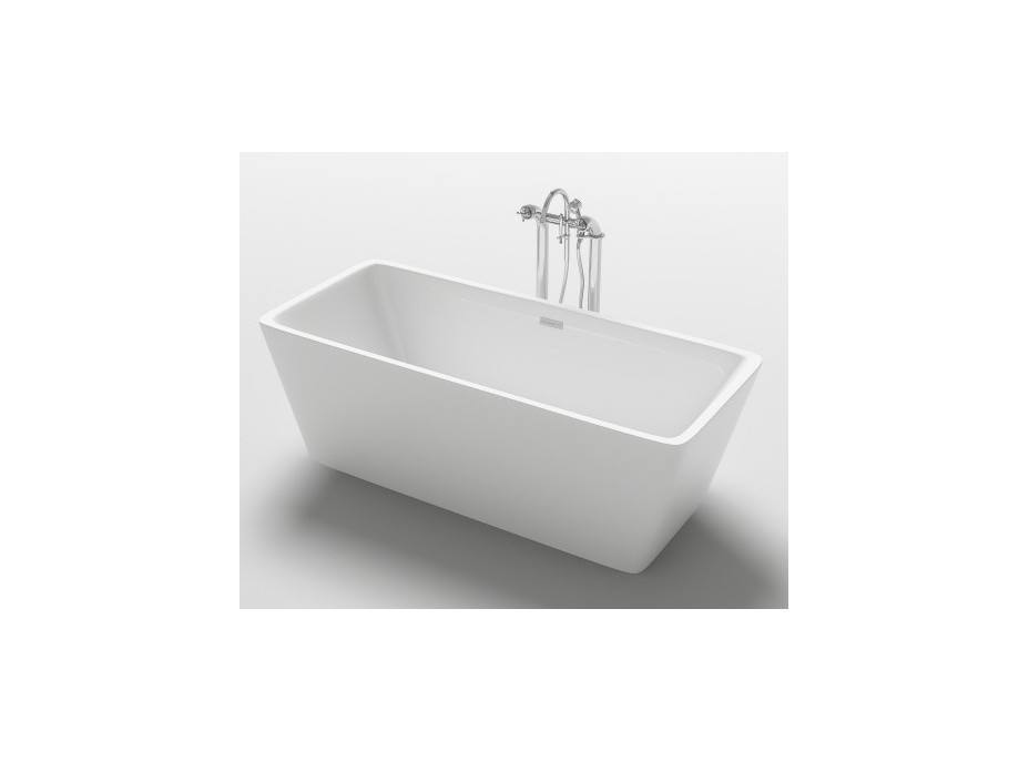 Voľne stojaca akrylátová vaňa MEXEN MALAGA 150x75 cm - biela, 51421507500