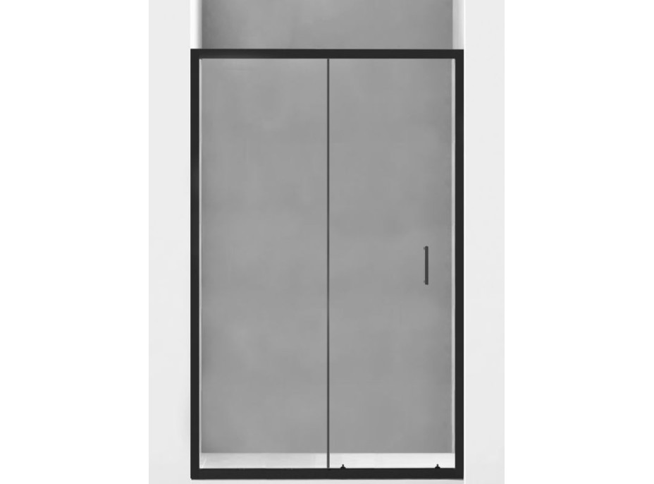 Sprchové dvere maxmax MEXEN APIA 125 cm - BLACK, 845-125-000-70-00