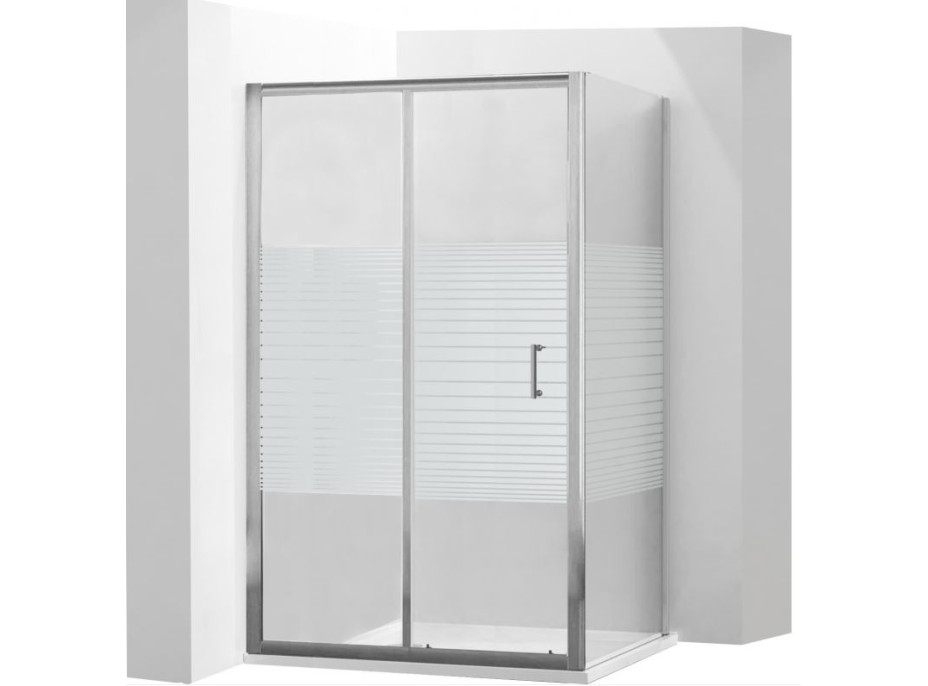 Sprchovací kút maxmax APIA - 140x100 cm - STRIPE