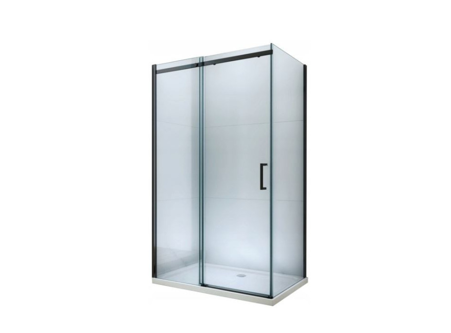 Sprchovací kút maxmax OMEGA 110x90 cm - BLACK