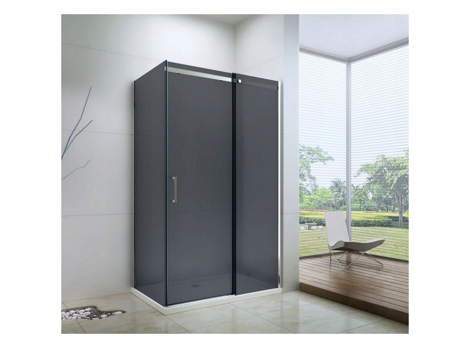 Sprchovací kút maxmax OMEGA 100x70 cm - GRAFIT