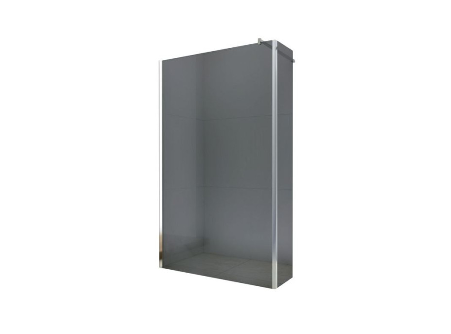 Kúpeľňová pevná zástena maxmax WALK-IN PLUS 80 + 30 cm - GRAFIT