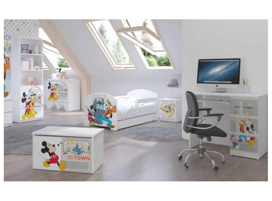 Detská posteľ Disney - MICKEY HEY PAL 140x70 cm